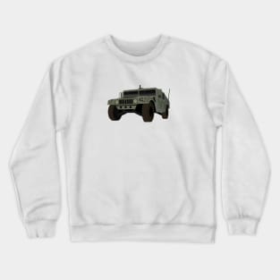 American Army Military Truck Crewneck Sweatshirt